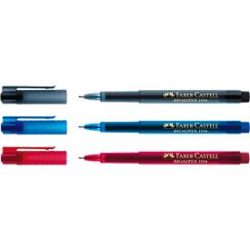 FABER-CASTELLl Broadpen Document, 0,8 mm, rot, 10 St.