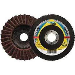 Fächerscheibe SMT 800 D.125mm K.coarse kon.INOX NK KLINGSPOR, 5 Stück
