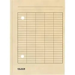 FALKEN Dokumentenmappe, DIN A4, Karton, chamois