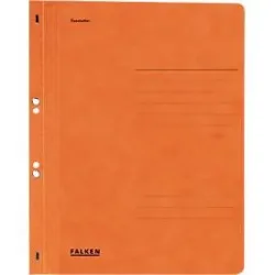 Falken Ösenhefter, DIN A4, ganzer Deckel, 1 Stück, orange