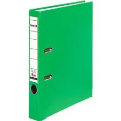 Falken PP-Color Ordner DIN A4 50 mm Grün 2 Ringe PP-Color Pappkarton