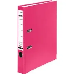 Falken PP-Color Ordner DIN A4 50 mm Rosa 2 Ringe PP-Color Pappkarton