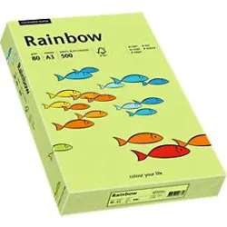 PAPYRUS Rainbow Papier FSC A3 88042610 leuchtend gr&uuml;n, 80g 500 Blatt