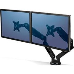 FELLOWES Monitorhalter Platinum Series 8042501 doppel, schwarz