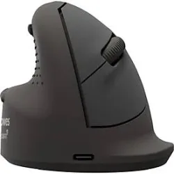 Fellowes Workplace Vertikalmaus Breyta Plus+ Linkshänder, Medium, Schwarz