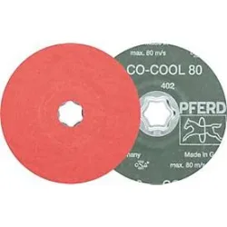 Fiberscheibe COMBICLICK CO-COOL D.115mm K.120 INOX/Alu.Keramikkorn