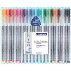 STAEDTLER Triplus Fineliner 0,3mm 334SB20 20er Etui