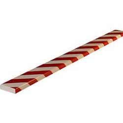 Flächenschutz Typ D, lfm., weiss/rot