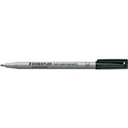 STAEDTLER Lumocolor Folienstifte Mittel Faserschreiber Schwarz 10 Stück