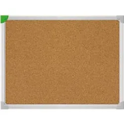 Franken Korktafel U-Act! Linie®, Wandmontage im Hoch- & Querformat, Aluminiumrahmen, 600x800 mm