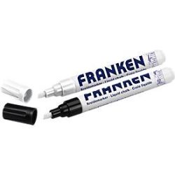 Franken Kreidemarker Set ZKM0910, 1 schwarzer und 1 weisser Marker, 2 Stück