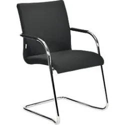 Freischwinger SSI Project SC8306, mit Armlehnen, gepolstert, stapelbar