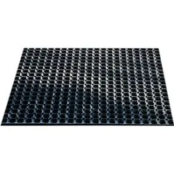 Ringgummi-Matte EAZYCARE SCRUB, Mattenhöhe 22 mm, LxB 1200 x 800 mm, VE 1 Stk Miltex