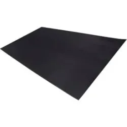 Gummiriefenmatte für Werkzeugschränke mit den Massen B 1000 x T 500 mm