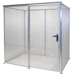 Bauer® Gasflaschen-Lagerbox TRGS 510 ohne Dach, 1-türig, 48 Flaschen