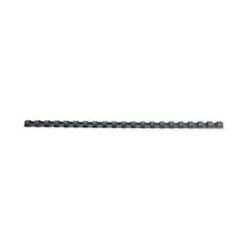 GBC Plastikbindr&uuml;cken 14mm A4 4028178 schwarz, 21 Ringe 100 St&uuml;ck