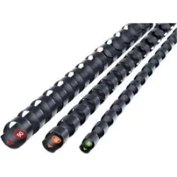 GBC -  Plastikbindrücken 19mm A4, 21 Ringe 100 Stück, Schwarz