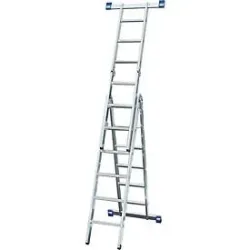 KRAUSE® STABILO Gelenkleiter, 2-seitig begehbar, Aluminium