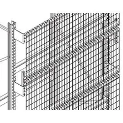 Gitterrückwand GRM-Set 3, Regalhöhe 2500 x Regallänge 2700 mm
