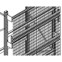 Gitterrückwand-Set, f. H 3600 u. T 850 mm, Weite 2700 mm, inkl. Zubehör