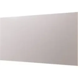 Glasboard Legamaster, mit 2 Magneten & 1 Glasboard Marker, B 2000 x T 4,4 x H 1000 mm, gehärtetes Sicherheitsglas, matt, warm grey