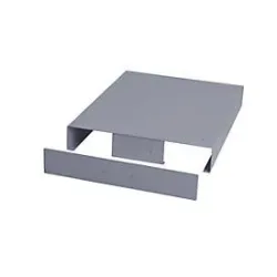 Hubwagensockel für Schubladenschrank Bedrunka+Hirth mit B 555 mm, inkl. Abdeckblech vorne & hinten, B 705 x T 736 x H 112 mm, Stahlblech