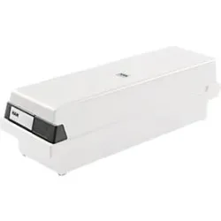 HAN Tischkarteikasten DIN A7/BF 1300 Karten Lichtgrau 13,3 x 36 x 12,1 cm