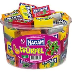 MAOAM Bloxx Frucht Dose 109400000966 50 x 22 g, 1.1 Kg