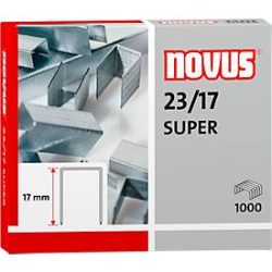 Heftklammern 23/17 Super, 1000 Stück