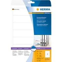 HERMA 5090 Ordneretiketten A4 38 x 192 mm Weiß 175 Stück
