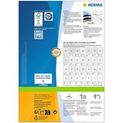 HERMA Etiketten PREMIUM 105x41mm 4475 weiss,perm. 1400 St./100 Bl.