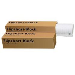 LANDRE Flipchartbl&ouml;cke blanko 20 Bl 10050588 80g, recycl, 68x99 cm 5 Stk.