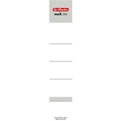 herlitz nature Rückenschild, Rückenbreite 50 mm, selbstklebend, 10 Stück