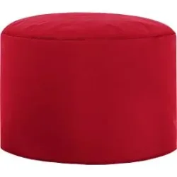 Hocker DotCom scuba®, für Sitzsack Swing, abwaschbar, Innenseite PVC-beschichtet, rot