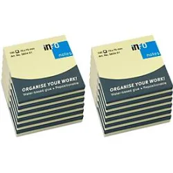 INFO Haftnotizen, 75 mm x 75 mm, 12 x 100 Blatt
