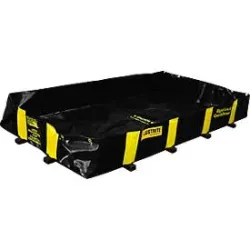 Justrite Leckage Faltwanne, befahrbar, L 2400 x B 1200  x H 305mm, bis 890 L, schwarz