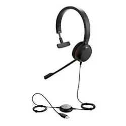 Jabra Headset Evolve 20 MS Mono Verkabelt Kopfbügel USB Schwarz