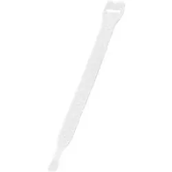 HellermannTyton Klettkabelbinder zum Bündeln Haft- und Flauschteil (L x B) 200 mm x 12.5 mm Weiß 10 St.