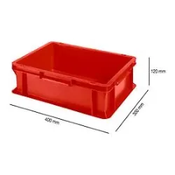 Kasten im EURO-Mass EF 4120, 10,1 l, rot