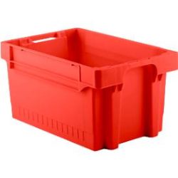 Kasten im EURO-Mass EFB 643, 54 l, rot