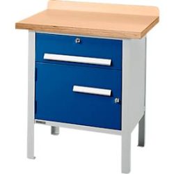Kastenwerkbank Schäfer Shop Select PWi 75-0, Buche Multiplexplatte, bis 750 kg, B 750 x T 700 x H 840 mm