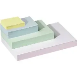 Karteikarten, liniert, Papier, 100 Stück, blau, A7