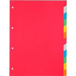 Kartonregister Schäfer Shop Select, 1er Pack, 4-fach Lochung, 160 g/qm Recyclingkarton, 12-teilig