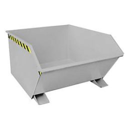 Bauer® Kippbehälter, niedrige Bauhöhe, verzinkt, TK 1.500 kg, Volumen 1 m³