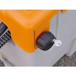 Klappdeckelverschluss für mobile Tankstellen CEMO Schmierstoff- und DT-Mobil Easy bis 200 l, inkl. 2 Schlüssel