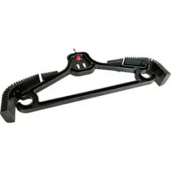 Kleiderbügel für C+P Evolo Plus Spinde, ohne Hosenklammer, mit Stift, B 462 x T 54 x H 219 mm, schwarz