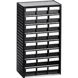 Kleinteilemagazin 554 ESD, 24 Schubladen