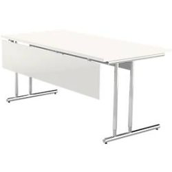Knieraumblende Toledo, für Schreibtische ab Breite 1600 mm, B 1450 x H 300 mm, weiss