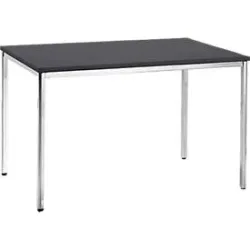 Konferenztisch, 1200 x 800 mm, schwarz