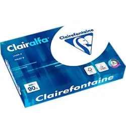 Kopierpapier Clairefontaine Clairalfa, DIN A4, 90 g/m², hochweiss, 2500 Blatt